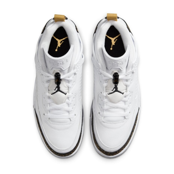Giay Nike Air Jordan Spizike Low 'White Black Gold' HJ9019-100