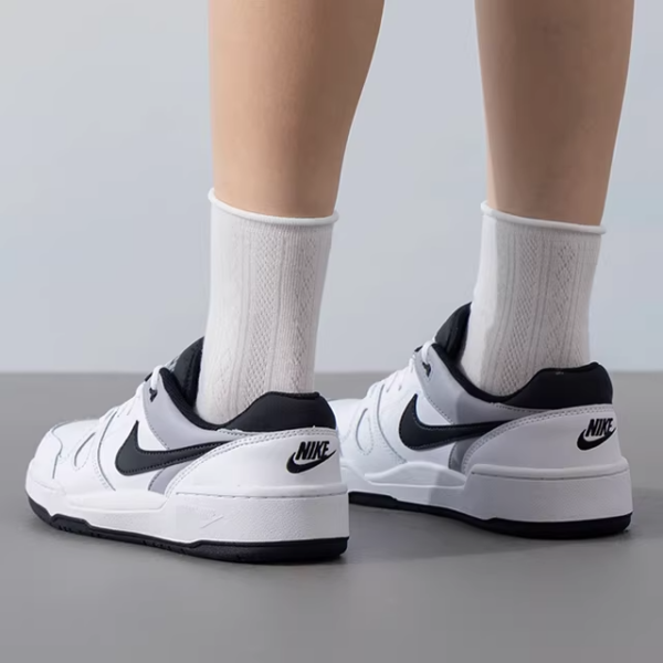Giay Nike Full Force Low GS 'White Black' FV5929-101