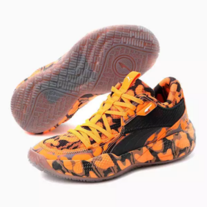 Giay Puma Court Rider x June Ambrose 'Orange' 376009-01