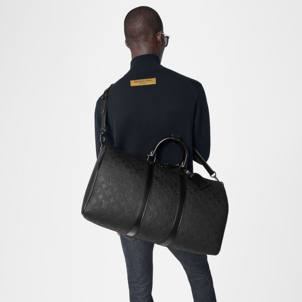 Tui Louis Vuitton Keepall Bandouliere 50 Bag 'Black' M59025
