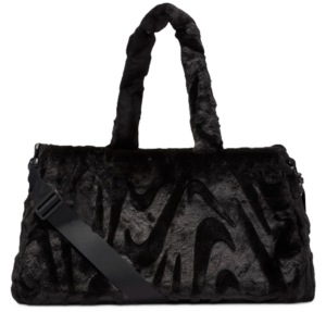 Tui Nike Sportswear Faux Fur Tote 'Black' FZ1323-010