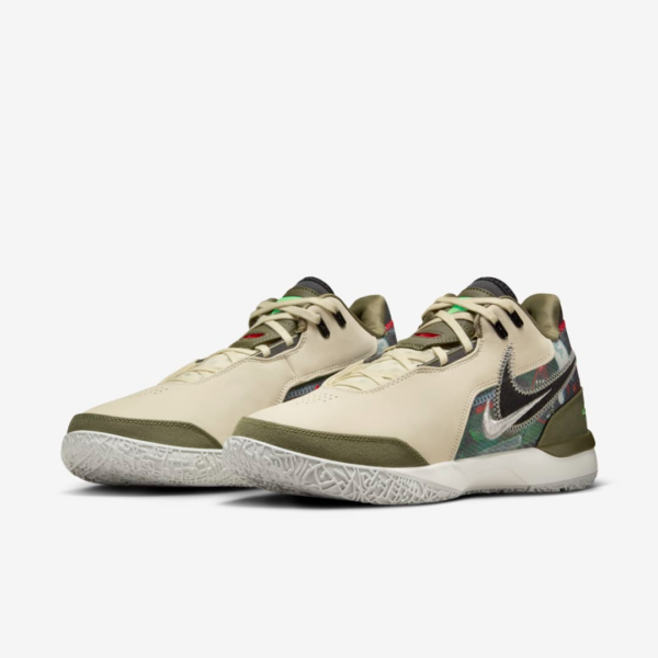 Giay Nike LeBron Zoom NXXT Gen x FaZe Clan 'Brown' HF0715-200