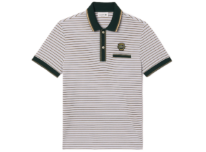 Ao Lacoste Striped Cotton 'Navy' PH1221-T69