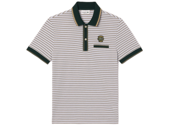 Ao Lacoste Striped Cotton 'Navy' PH1221-T69