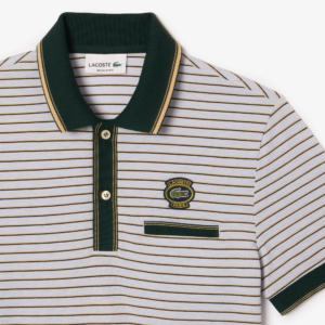 Ao Lacoste Striped Cotton 'Navy' PH1221-T69