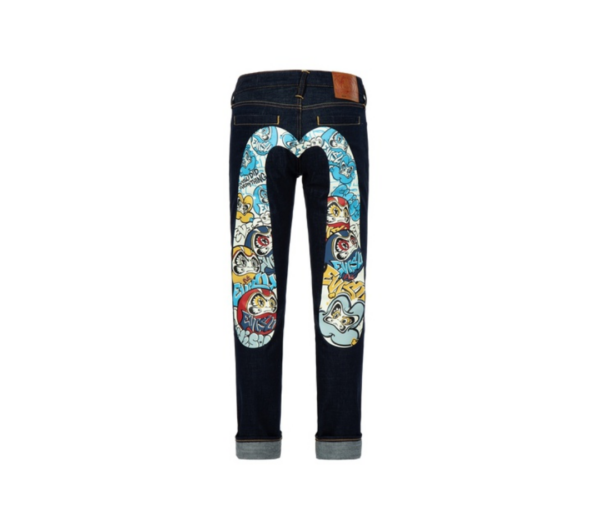 Quan Evisu Graffiti Daruma 'Blue' 2ESHTM3JE91010CT