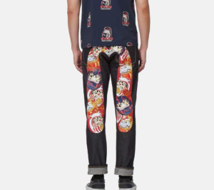 Quan Evisu Daruma Buddies Daicock 'Blue' 2ESHTM2JE90910CT