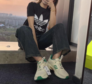 Giay Adidas Neo JZ Runner 'Cream White Green' IE5544