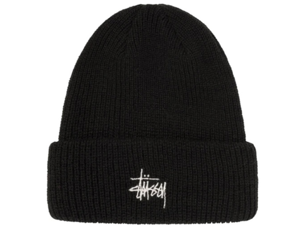 Mu Stussy Basic Cuff Beanie 'Black' 1321007