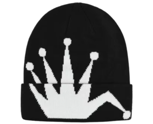 Mu Stussy Crown Jacquard Cuff Beanie 'Black' 1321159-BLAC