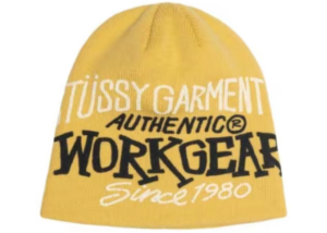 Mu Stussy Workgear Print Skullcap 'Mustard' 1321183MUST