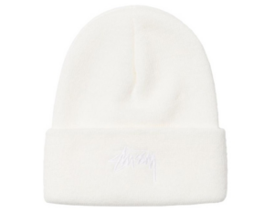 Mu Stussy x Our Legacy Cuff Beanie 'White' 332107-BONE