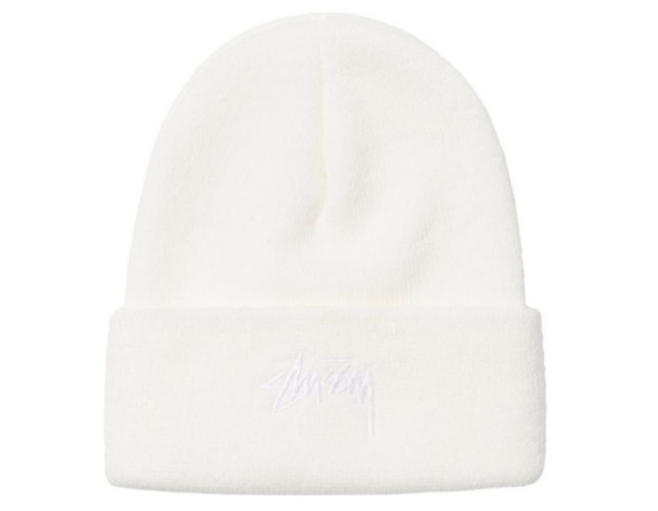 Mu Stussy x Our Legacy Cuff Beanie 'White' 332107-BONE