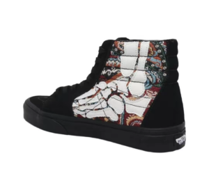 Giay Vans SK8-HI Hazy Bones 'Black White' VN0A5JMJBZW