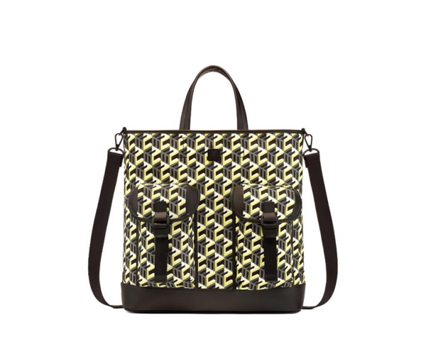 Tui MCM Klassik Tote In Cubic Monogram 'Black White' MMTCSCK01YW001