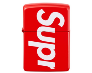 Bat Lua Supreme x Zippo 'Red White' SUP-SS18-370
