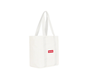 Tui Supreme Canvas Tote 'White Red' SUP-FW20-153