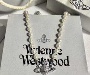 Day Chuyen Vivienne Westwood Mini Bas Choker 'Silver' 63030006W127W127