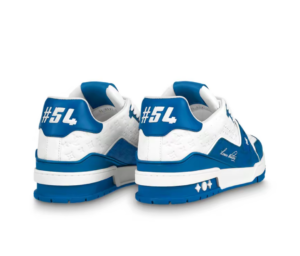 Giay Louis Vuitton LV Trainer 'White Blue' 1AANEV