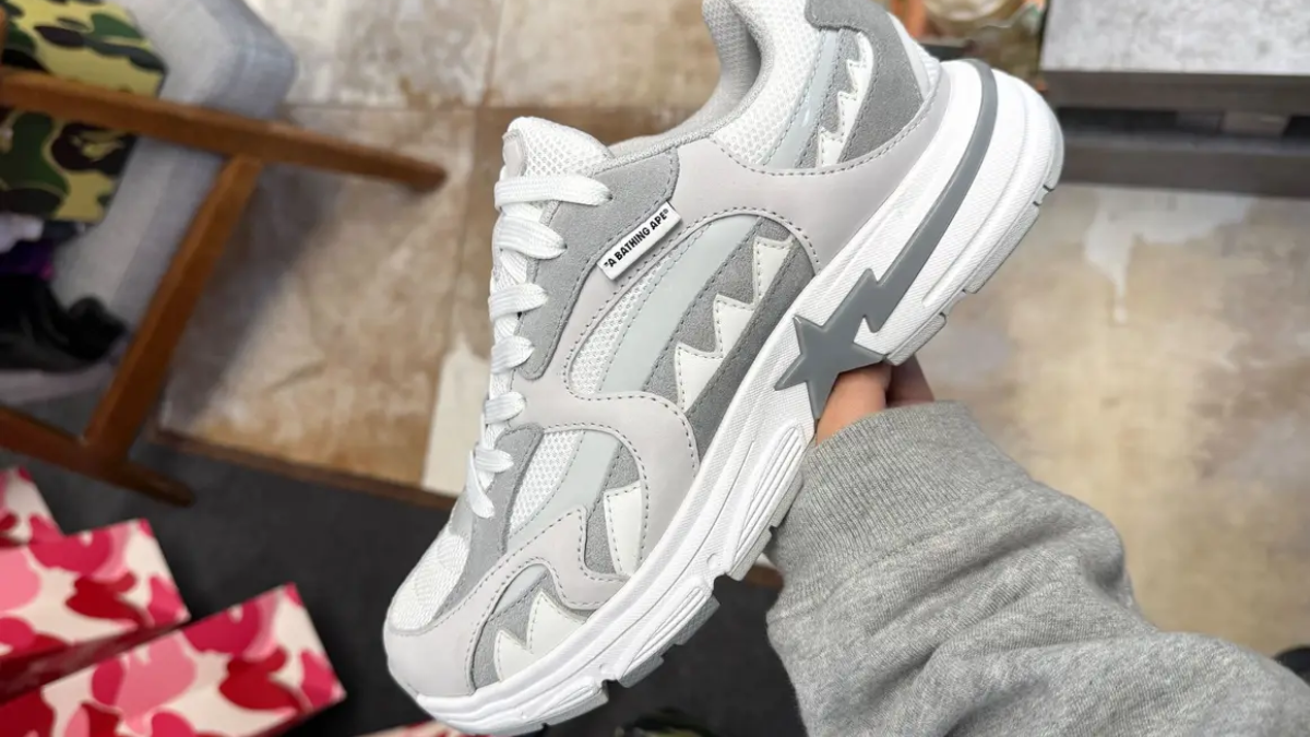 Hinh anh 4: SHARK STA: BAPE mang bieu tuong ca map len doi giay