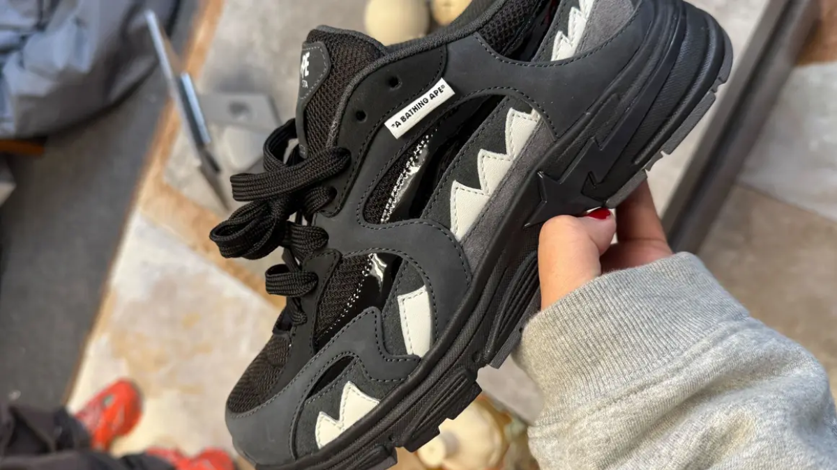 Hinh anh 7: SHARK STA: BAPE mang bieu tuong ca map len doi giay