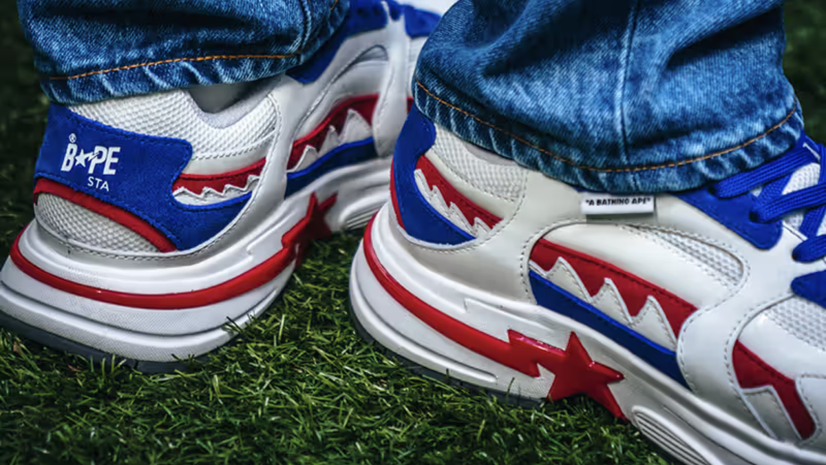 Hinh anh 5: SHARK STA: BAPE mang bieu tuong ca map len doi giay