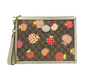 Tui Gucci Heart Apple Pattern Zipper 'Brown' 664113-22KFG-9799