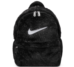 Balo Nike Older Faux Fur Backpack 'Black' FZ1330-010
