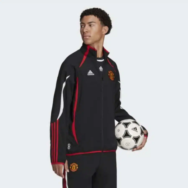 Ao Adidas Teamgeist Manchester United 'Black Red' H64069