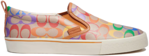 Giay Coach Skate Slip On Signature 'Rainbow' CA284-RAINBOW