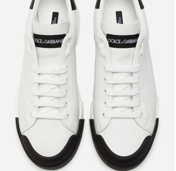 Giay Dolce & Gabbana Calfskin Nappa 'White Black' CS1802AW11389697