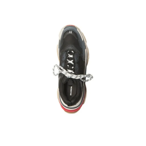 Giay Balenciaga Triple S 'Black Red' 524037W09OM11000