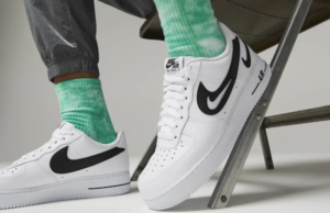 Giay Nike Air Force 1 Low GS 'Swoosh White Black' DR7889-100