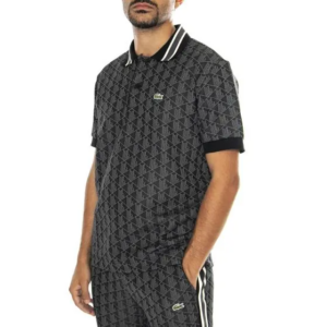 Ao Lacoste Polo Jacquard 'Grey' DH1417-10-4PC