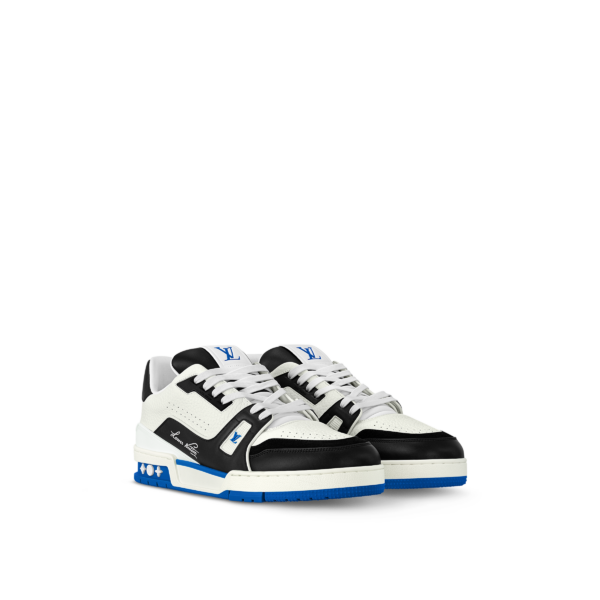 Giay Louis Vuitton LV Trainer 'White Blue' 1ADDYZ