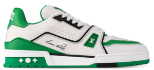 Giay Louis Vuitton LV Trainer Sneaker 'Green' 1AD7KL