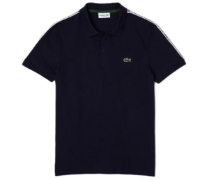 Ao Lacoste Logo Stripe Stretch Cotton 'Navy' PH5075-51-166