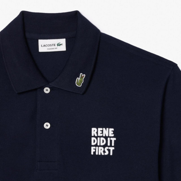 Ao Lacoste Rene Did It First 'Navy' PH8017-51-166