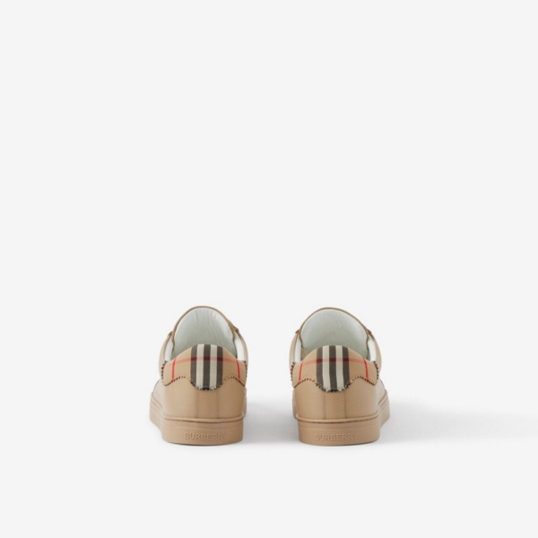 Giay Burberry Leather Check Cotton 'Archive Beige' 80655321