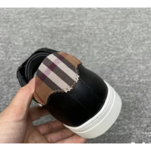 Giay Burberry Leather Suede Vintage 'Black' 80617521