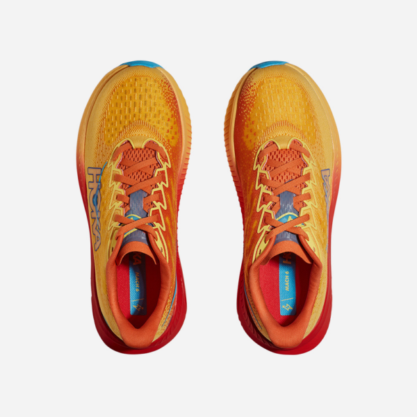 Giay Hoka Mach 6 Wide Wmns 'Poppy Squash' 1147834-PYS