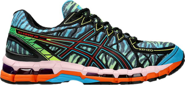Giay Asics Gel Kayano 20 x Kenzo 'Cyan Zebra' 1201B032-400