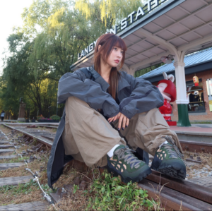 Giay Asics Gel Pickax x U Sage 'Green' 1203A817-020