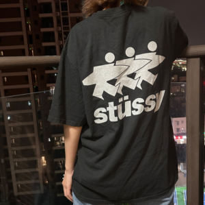 Ao Stussy Surfwalk Pig Dyed Tee 'Black' 1905063