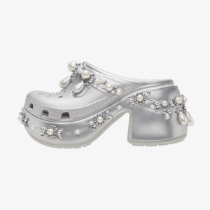 Dep Crocs Siren x Simone Rocha Clog 'Metallic Silver' 210646-041