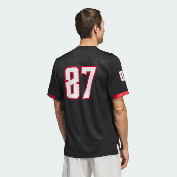 Ao Adidas North Carolina State Football Off-Field Ghost Jersey 'Black' IA3357