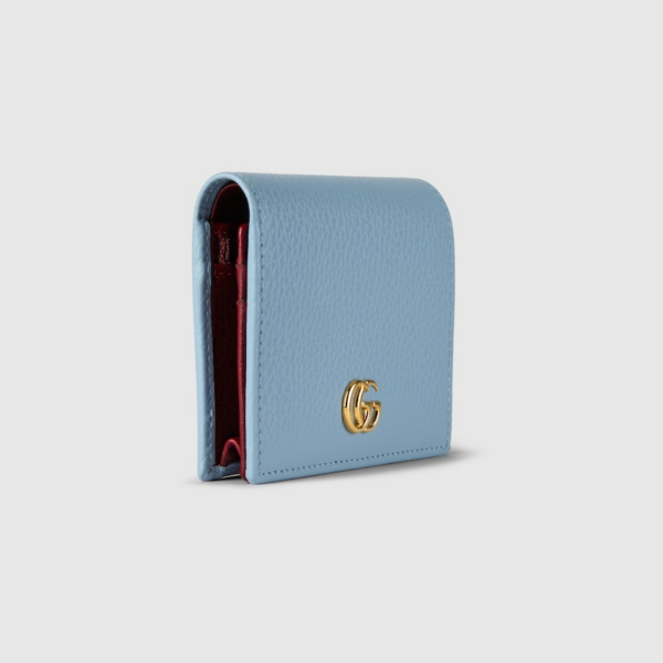 Vi Gucci GG Marmont Card Case 'Blue' 456126-CAO2G-4941