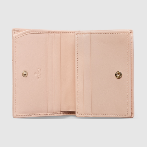 Vi Gucci GG Marmont Card Case 'Pink' 466492-DTDHD-6705
