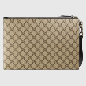Tui Gucci Bestiary Pouch Bee Print 'Brown' 473904-9CD1N-8666