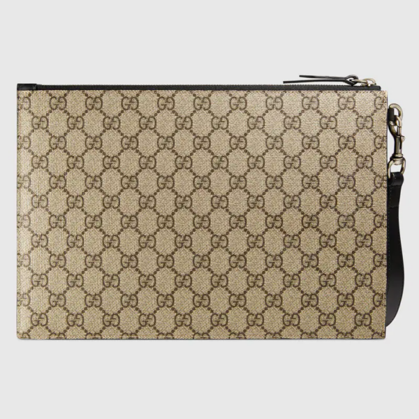 Tui Gucci Bestiary Pouch Bee Print 'Brown' 473904-9CD1N-8666